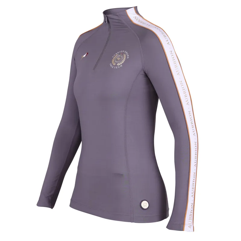 Aubrion Team Winter Base Layer - Grey-1